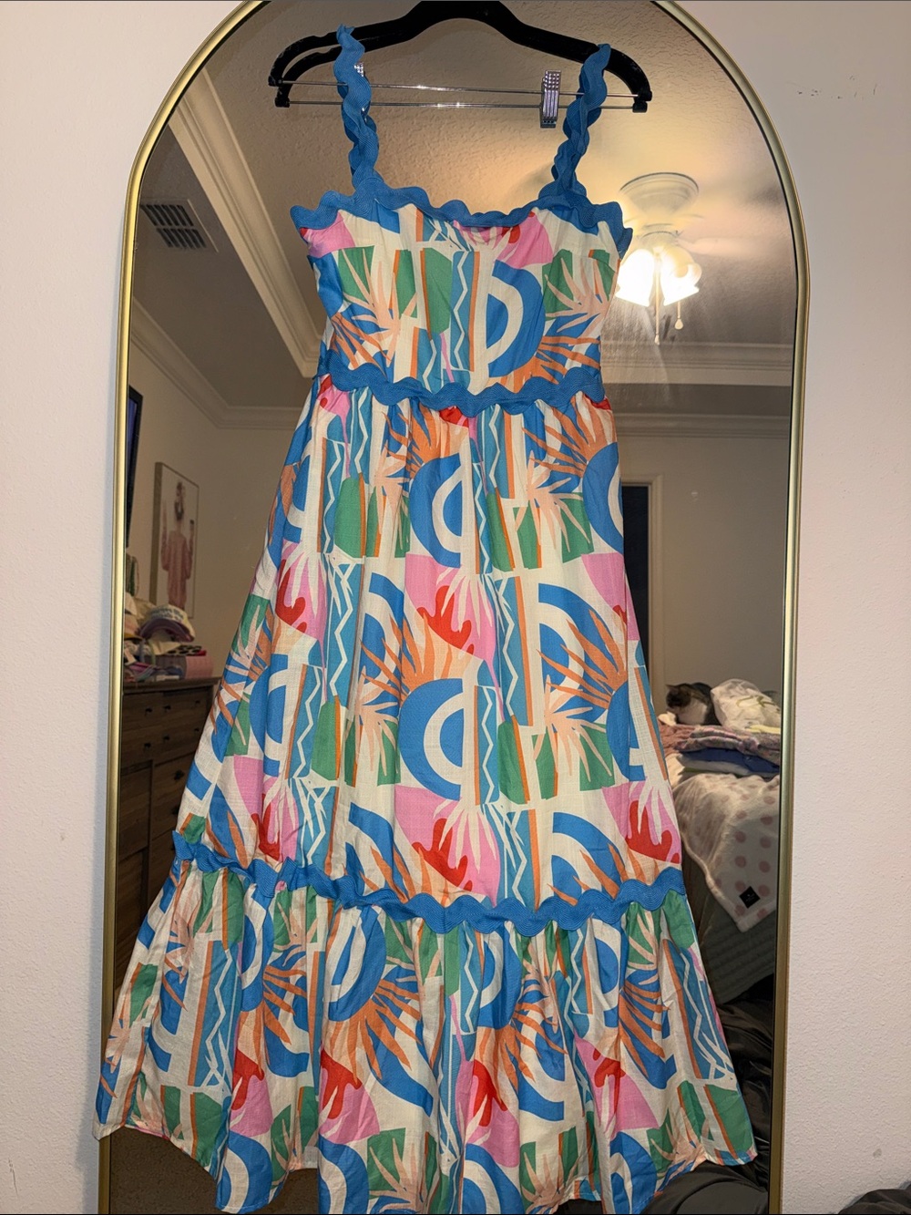 NWOT Ric Rac Floral Midi Dress - Picture 2 of 7